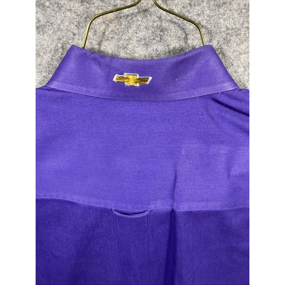 VTG 90’s Chase Authentic’s CHEVY SILVERADO Crew Shirt / Purple /Men’s Large‎ - Picture 10 of 11